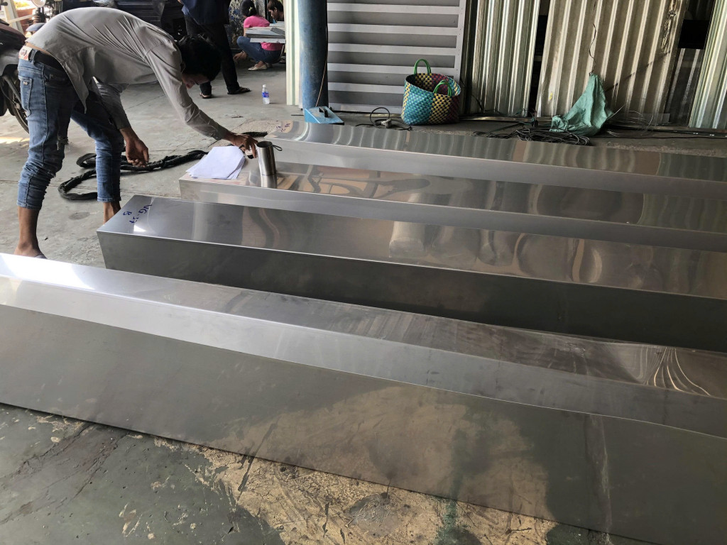 Inox Thanh Huyền phân phối và gia công máng xối Inox