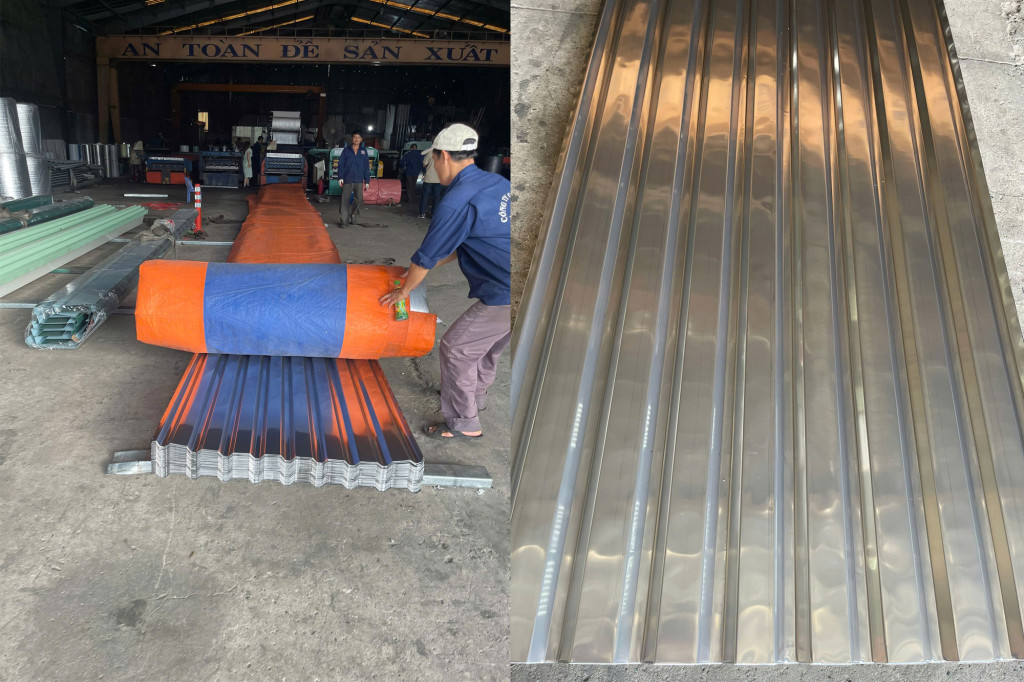 Inox Thanh Huyền giới thiệu sản phẩm tôn cán sóng
