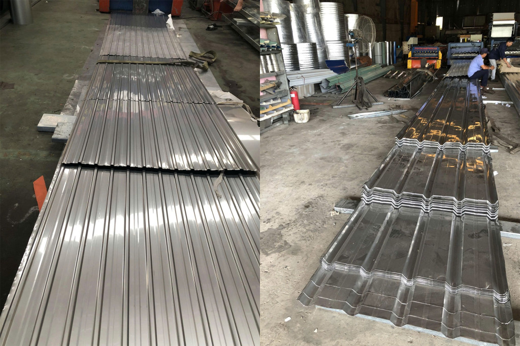 Inox Thanh Huyền giới thiệu sản phẩm tôn cán sóng